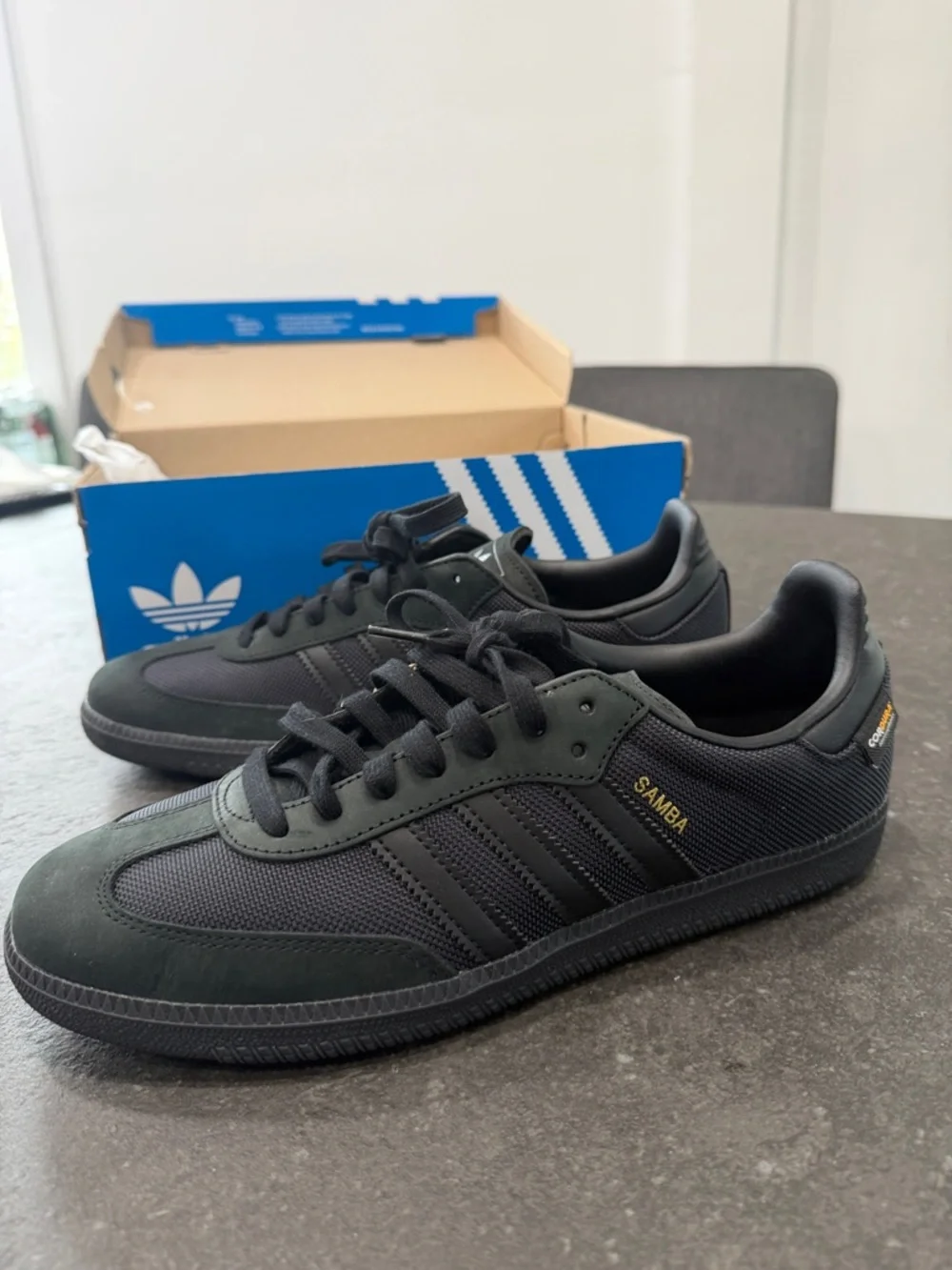Adidas Men Samba OG Cordura Mens Sneakers Black Carbon NEW WITH TAGS - Picture 1 of 5